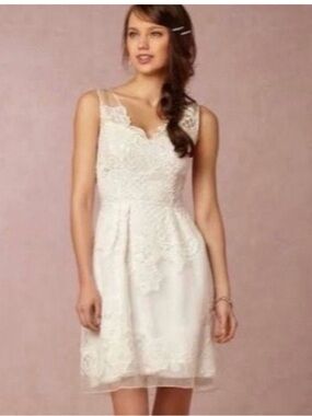 Yoana Baraschi Ivory Celestina Dress Size 6